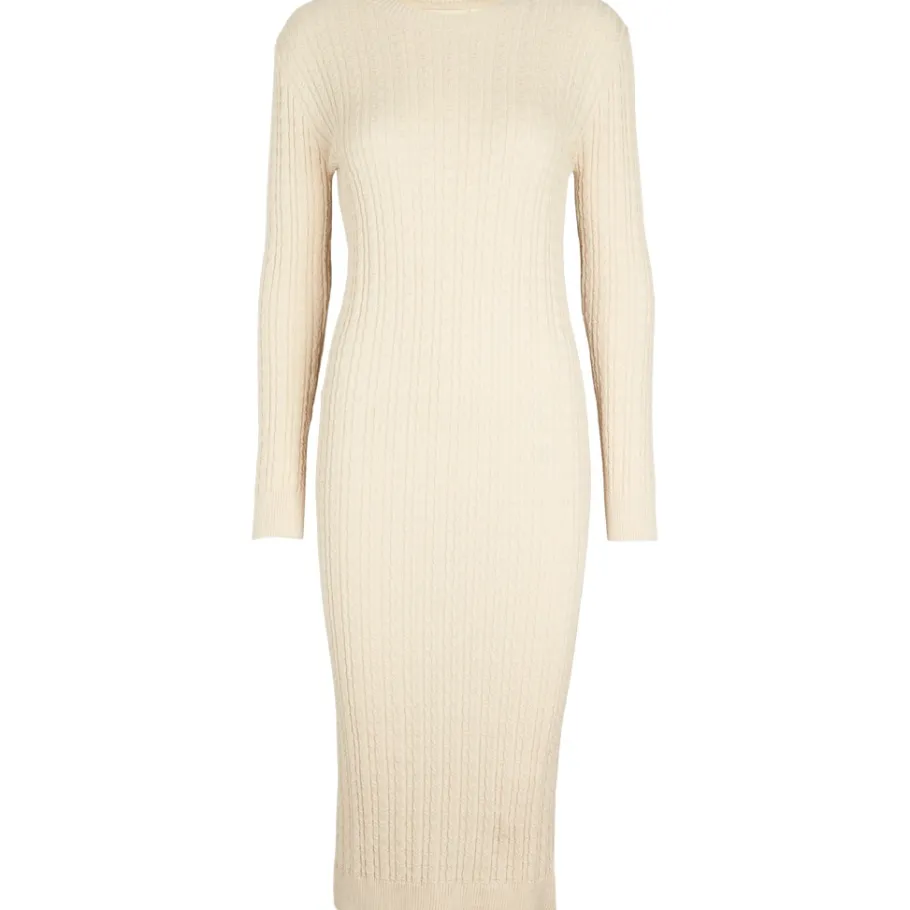 aline_dress__birch_2.webp Basic Apparel Aline Dress - Birch^Dame Kjoler Og Jumpsuits