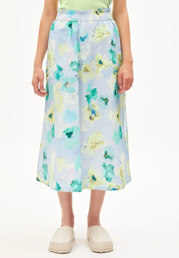 Armedangels Aaimemi Aqua Flower Skirt^Dame Underdele