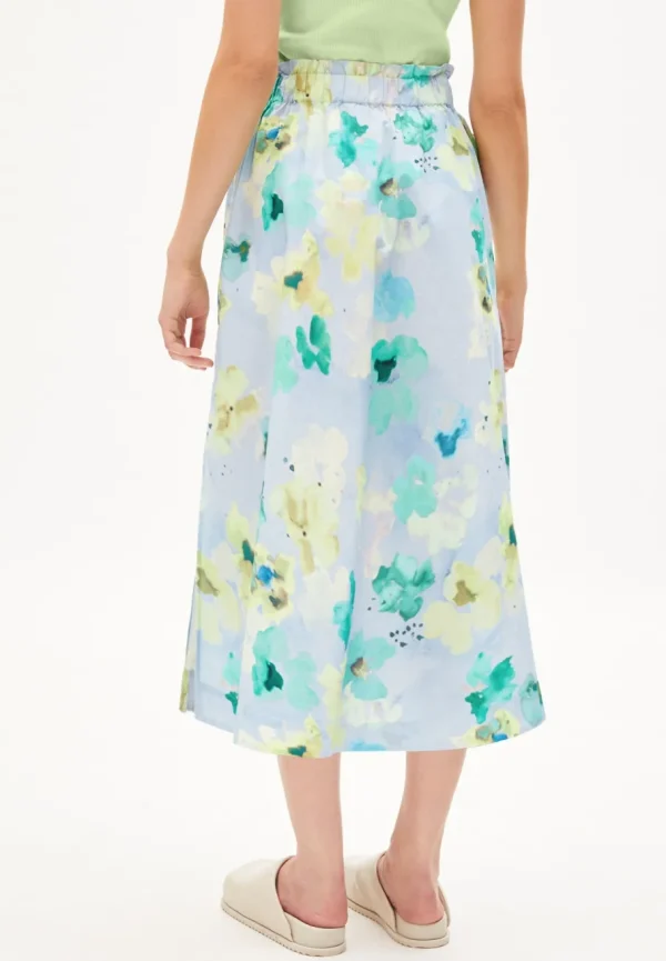 Armedangels Aaimemi Aqua Flower Skirt^Dame Underdele