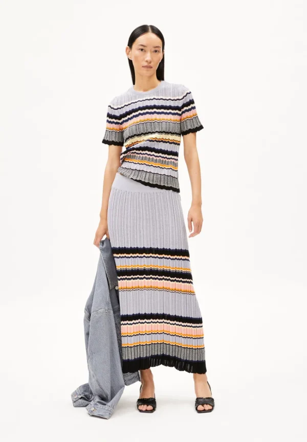 Armedangels Maaya Stripes^Dame Overdele