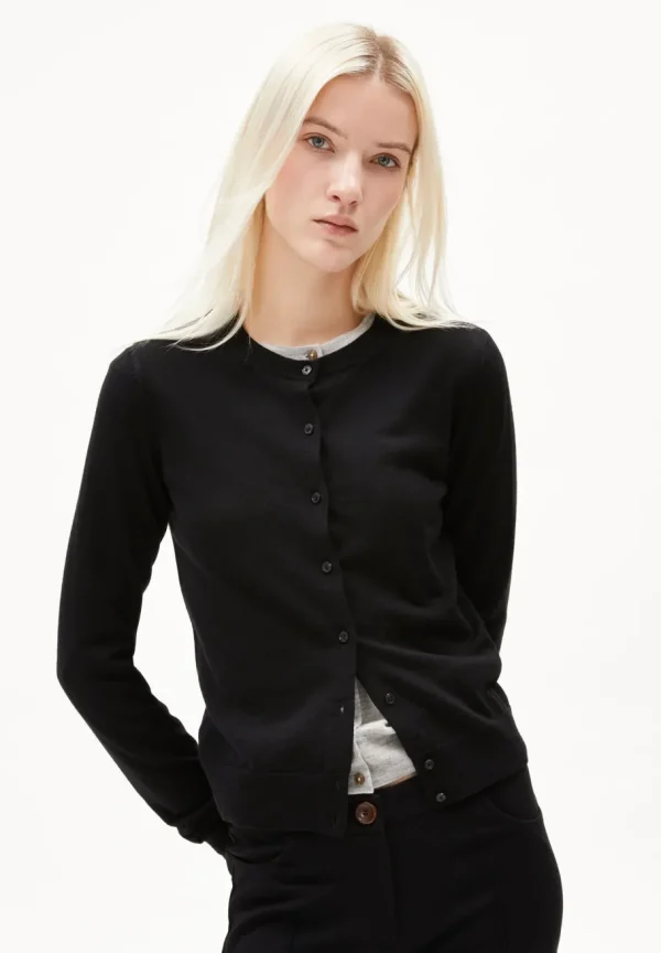Armedangels Ophaliaa Merino black^Dame Overdele