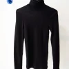 Armor Lux - Uld Silke Turtleneck - Black^Dame Overdele