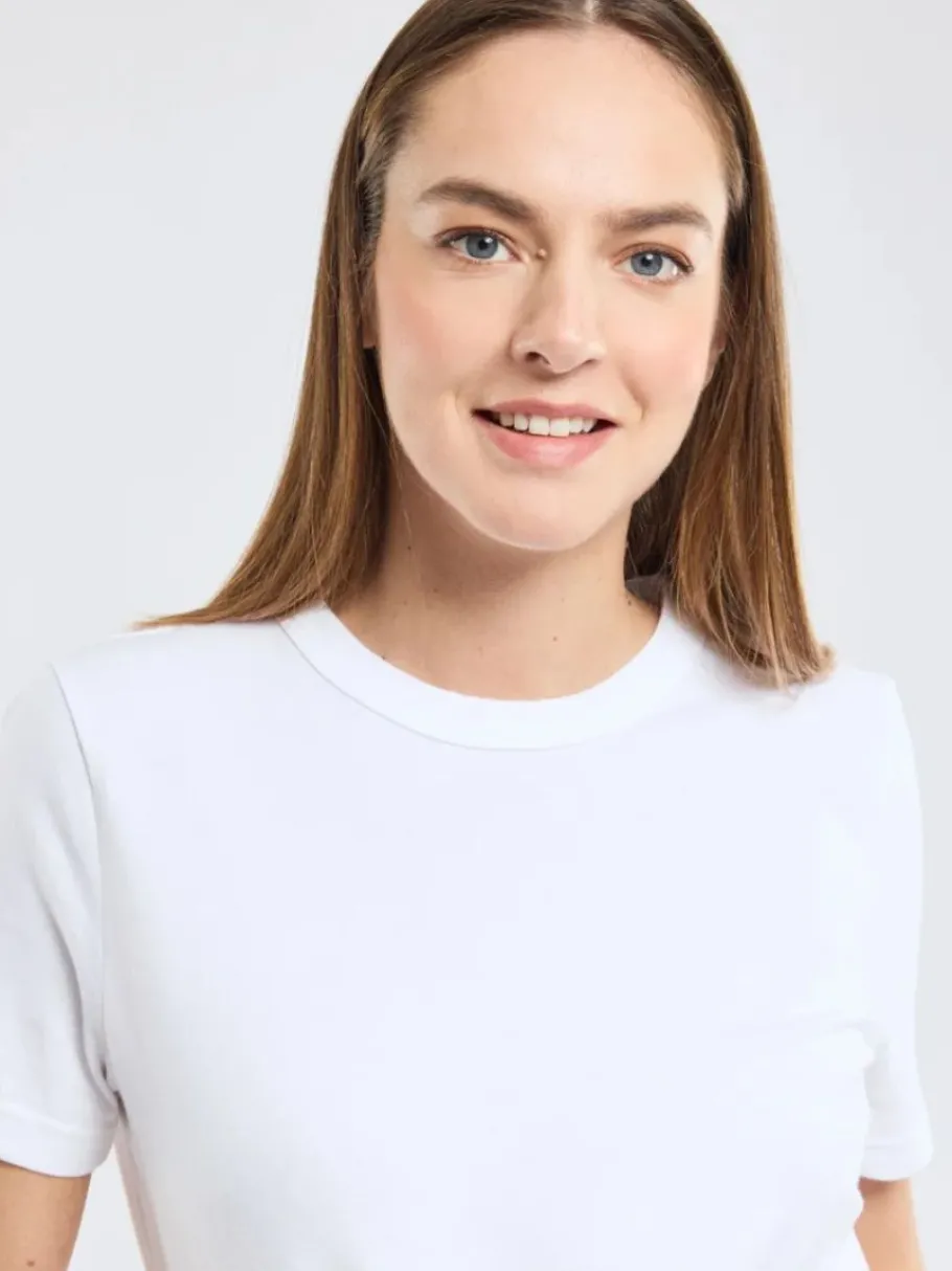 armor_lux_tshirt__thick_o_3.webp Armor Lux T-shirt - Thick organic cotton - Blanc^Dame Overdele