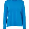 Basic Apparel Bluse Jolanda LS Tee Princess Blue^Dame Overdele