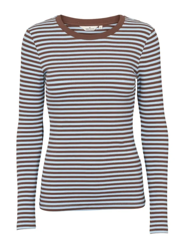 Basic Apparel Ludmilla LS tee Carafe / dutch canal^Dame Overdele