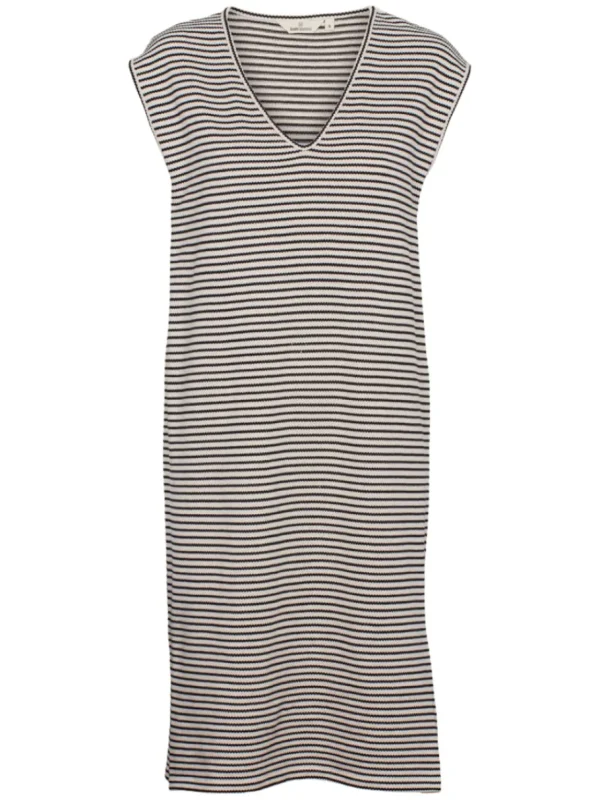 Basic Apparel Olive Dress GOTS Birch / Black^Dame Kjoler Og Jumpsuits