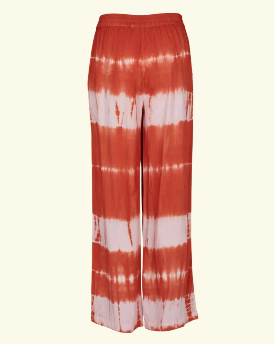 basic_apparel_orchid_pant_1.webp Basic Apparel Orchid Pants Tie Dye Dusted Clay / Pink Chalk^Dame Underdele