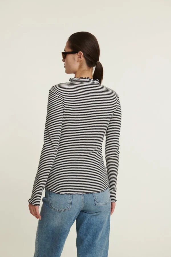 Basic Apparel Silma High Neck Conch Sky captain / birch^Dame Overdele