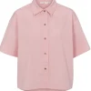 Basic Apparel Vilde SS Shirt GOTS Pink Nectar^Dame Overdele