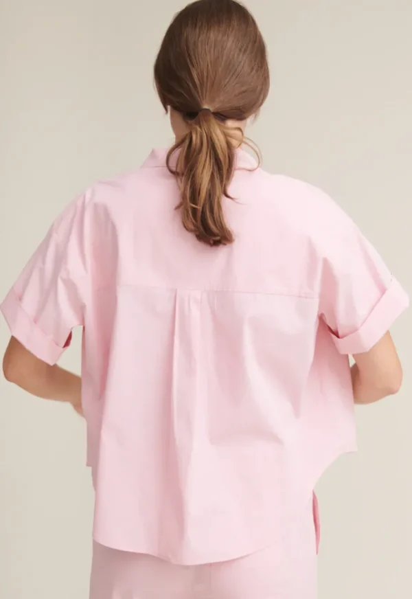 Basic Apparel Vilde SS Shirt GOTS Pink Nectar^Dame Overdele