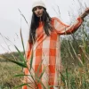 Beaumont Organic Miki-Cay Organic Cotton check dress^Dame Kjoler Og Jumpsuits