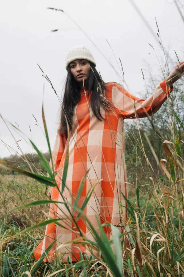 Beaumont Organic Miki-Cay Organic Cotton check dress^Dame Kjoler Og Jumpsuits