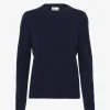 Colorful Standard - Women merino wool crew - navy^Dame Overdele