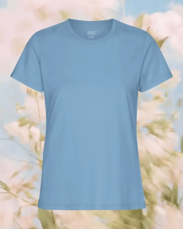 Colorful Standard Light Organic Tee Seaside Blue^Dame Overdele