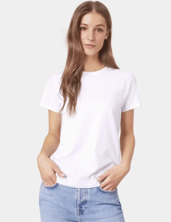 Colorful Standard Women Light Organic Tee White^Dame Overdele