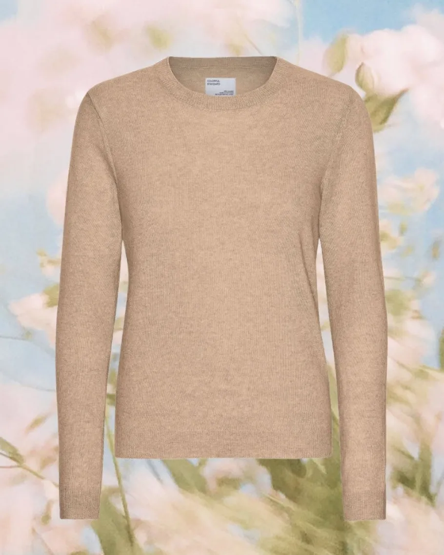 colorful_standard_women_l_0.webp Colorful Standard Women Light MerinoWool Honey Beige^Dame Overdele