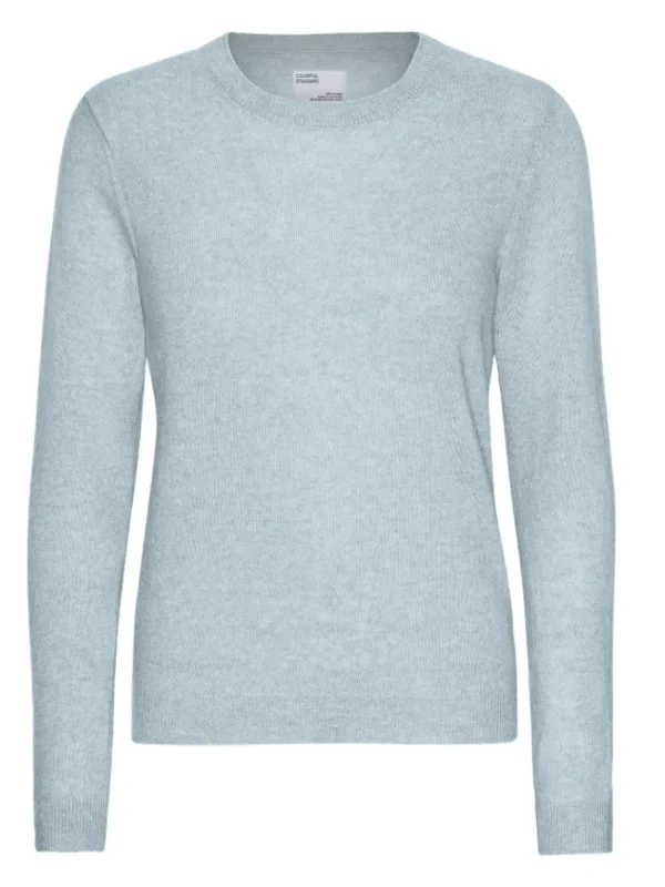 Colorful Standard Women Light MerinoWool Polar Blue^Dame Overdele