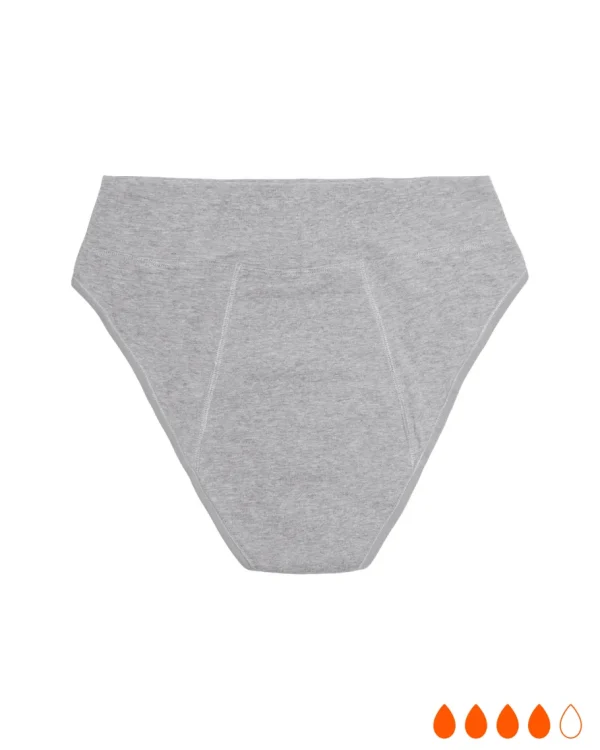 Flow 3 - High Waist, Moderate + - Grey^Dame Undertøj