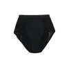 Flow 1 - Menstruationstrusser - High Waist, Moderate - Black^Dame Undertøj