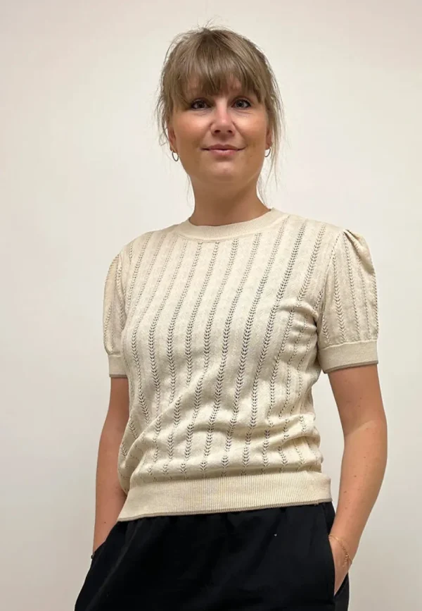 Grobund Almine tee Mørkeblå^Dame Overdele