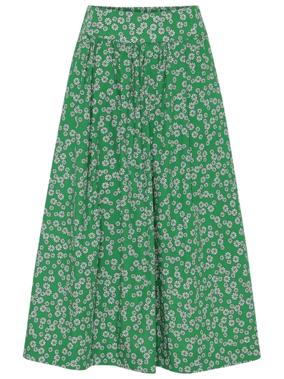 grobund_mette_nederdel__k_0.webp Grobund Mette Nederdel - Økologisk Maxi-Nederdel Grøn med blomster^Dame Underdele