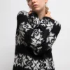 Gudrun & Gudrun Inka Black / Off White^Dame Overdele