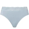 Hanro Cotton Delight Midi Briefs sea breeze^Dame Undertøj