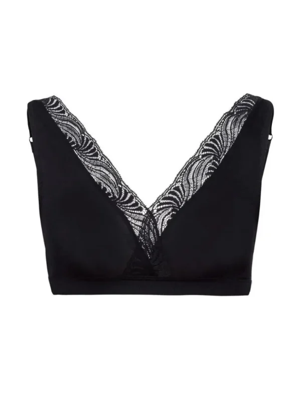 Hanro Cotton Delight Soft Cup Bra Black^Dame Undertøj