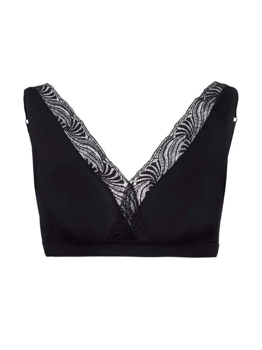 hanro_cotton_delight_soft_0-1.webp Hanro Cotton Delight Soft Cup Bra Black^Dame Undertøj