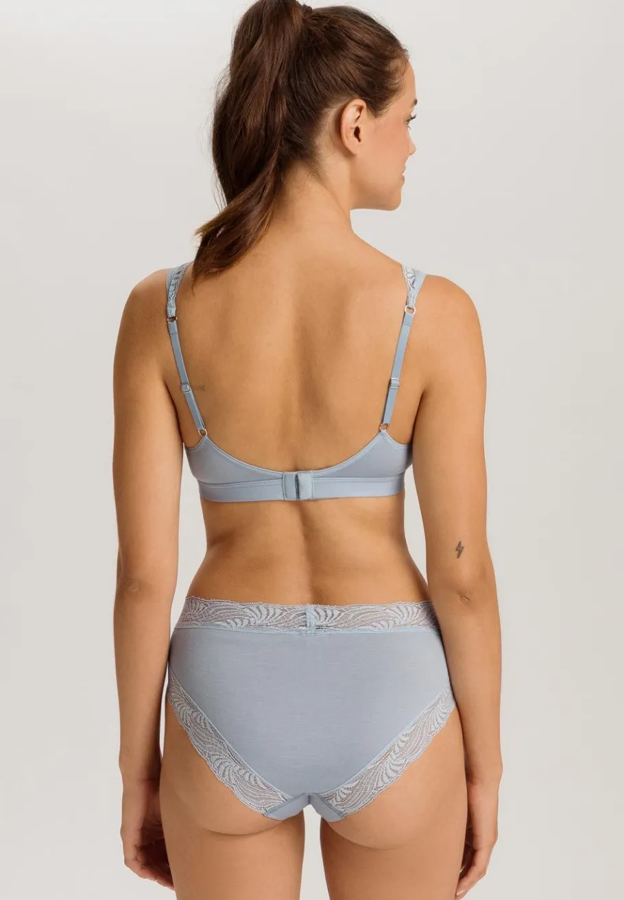 hanro_cotton_delight_soft_2.webp Hanro Cotton Delight Soft Cup Bra sea breeze^Dame Undertøj