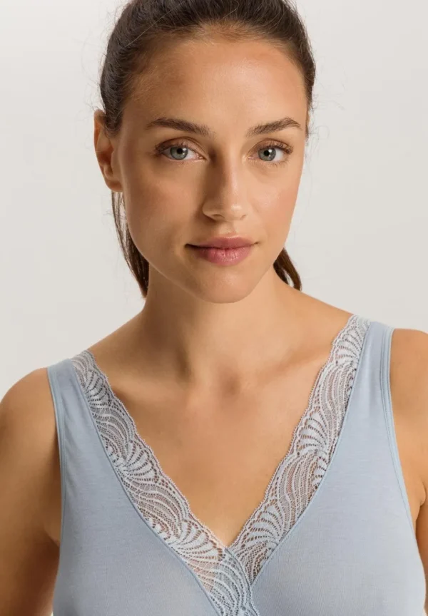 Hanro Cotton Delight Soft Cup Bra sea breeze^Dame Undertøj
