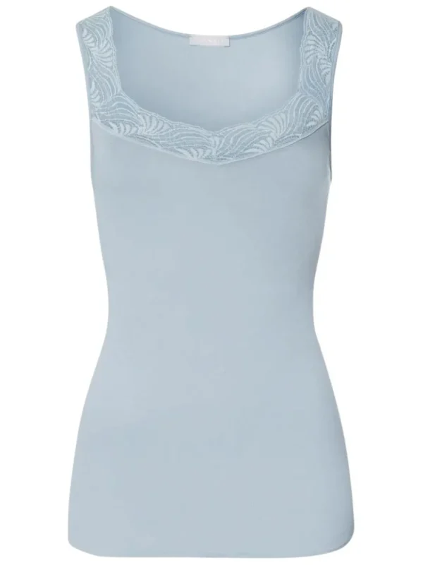 Hanro Cotton Delight Top sea breeze^Dame Overdele