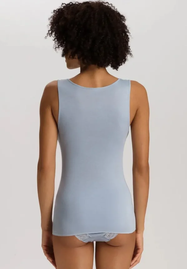 Hanro Cotton Delight Top sea breeze^Dame Overdele