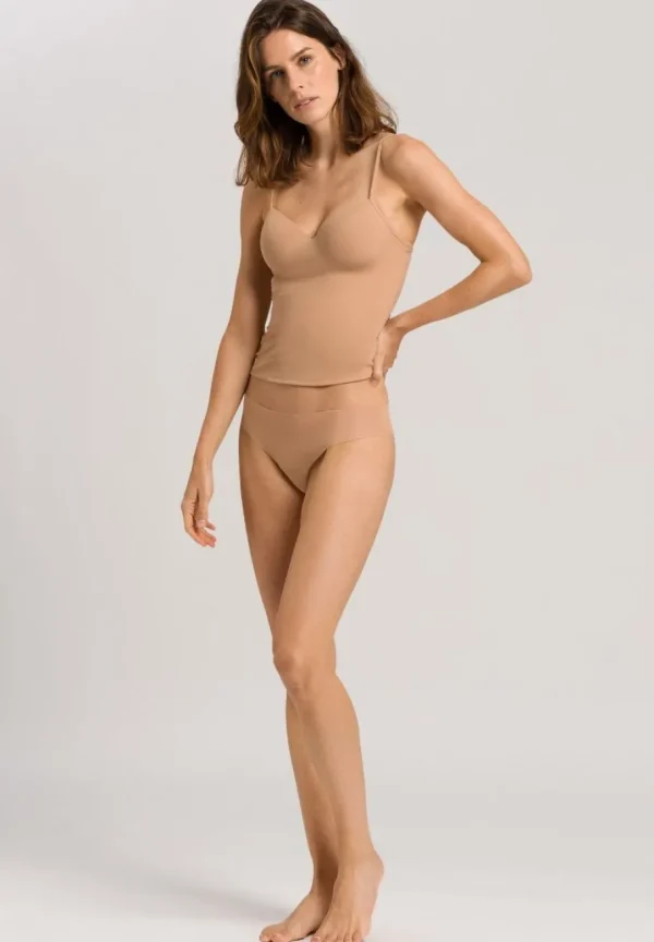 Hanro Invisible Cotton Brazilian Panty Beige^Dame Undertøj