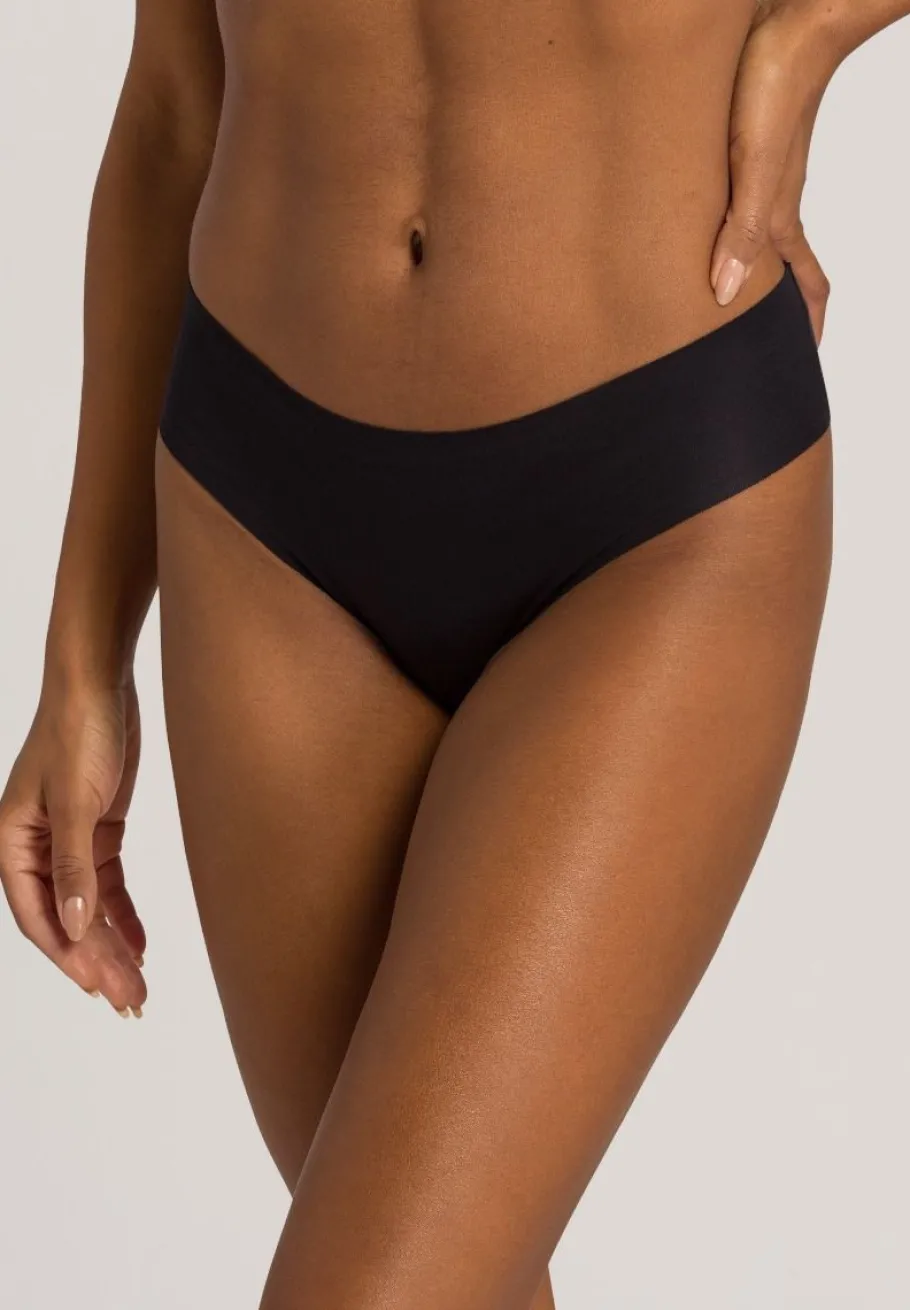 hanro_invisible_cotton_mi_1.webp Hanro Invisible Cotton Midi Briefs Black^Dame Undertøj