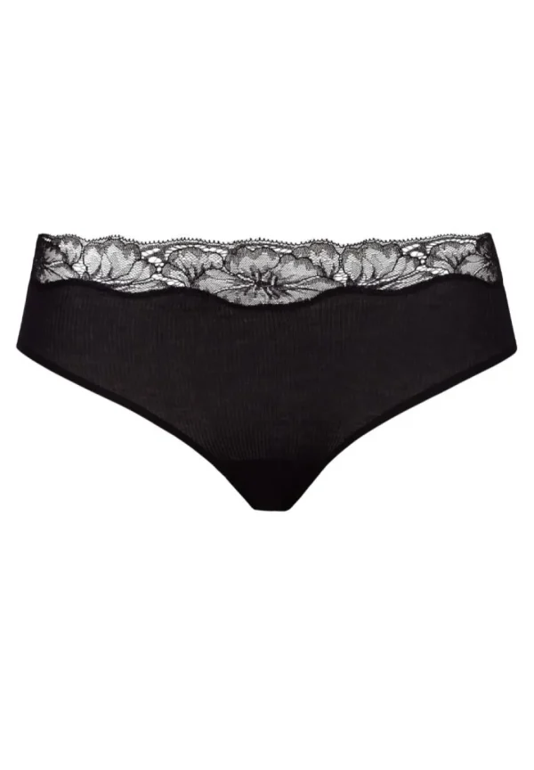 Hanro Lace Delight High cut Brief Black^Dame Undertøj