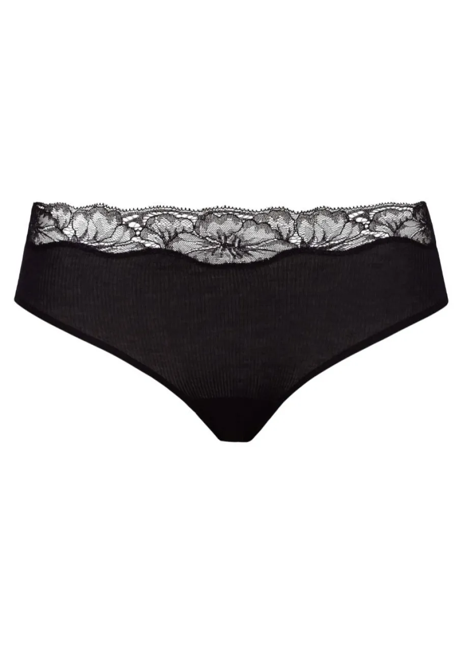 hanro_lace_delight_high_c_0.webp Hanro Lace Delight High cut Brief Black^Dame Undertøj