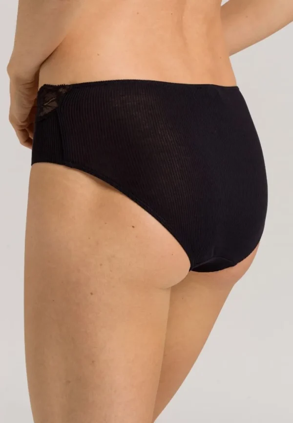 Hanro Lace Delight High cut Brief Black^Dame Undertøj