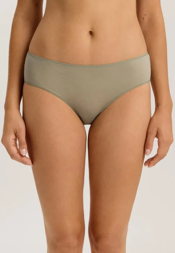 Hanro Midi Briefs - Ultralight Crystal Green^Dame Undertøj