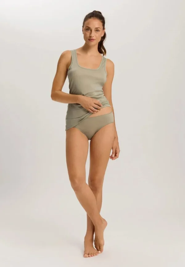 Hanro Midi Briefs - Ultralight Crystal Green^Dame Undertøj