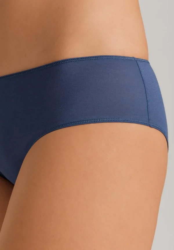 Hanro Midi Briefs - Ultralight Slate Blue^Dame Undertøj