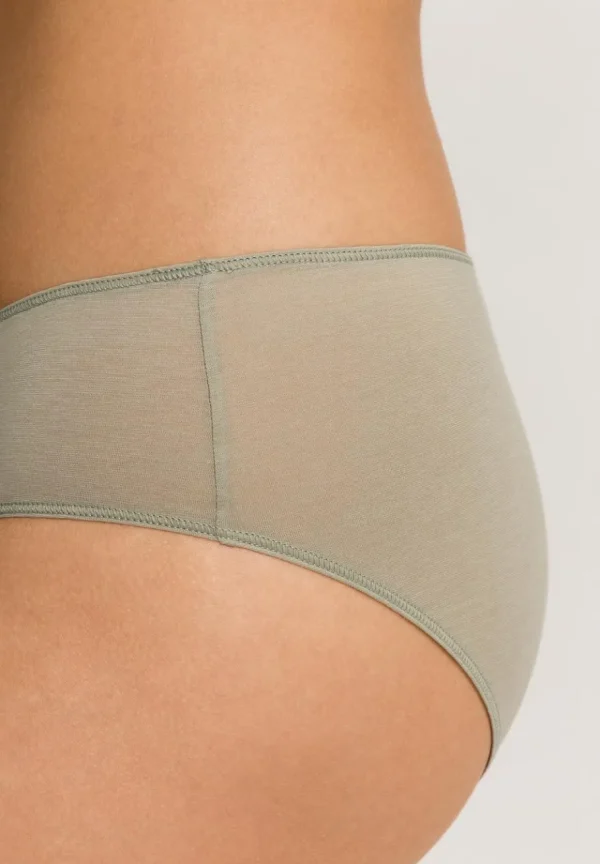 Hanro Midi Briefs - Ultralight Crystal Green^Dame Undertøj