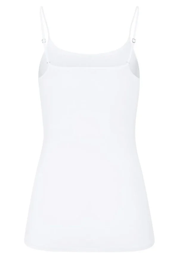 Hanro Soft Touch Spaghetti Top White^Dame Undertøj