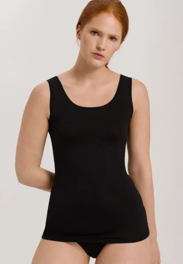 Hanro Soft Touch Tank Top Black^Dame Undertøj