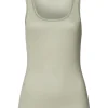 Hanro tank Top - Ultralight Crystal Green^Dame Overdele