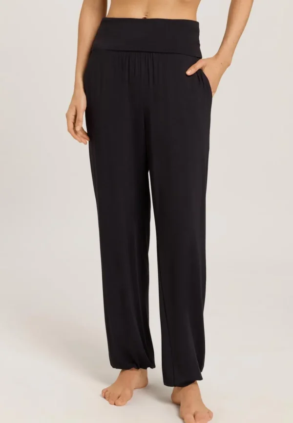 Hanro Yoga Long Pants Black^Dame Underdele