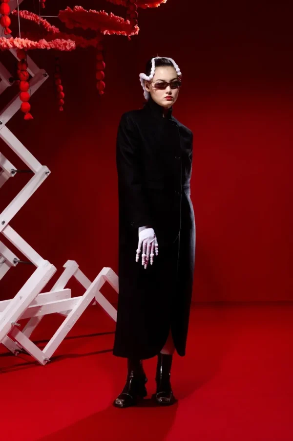 Henrik Vibskov Afternoon Coat Caviar^Dame Overtøj