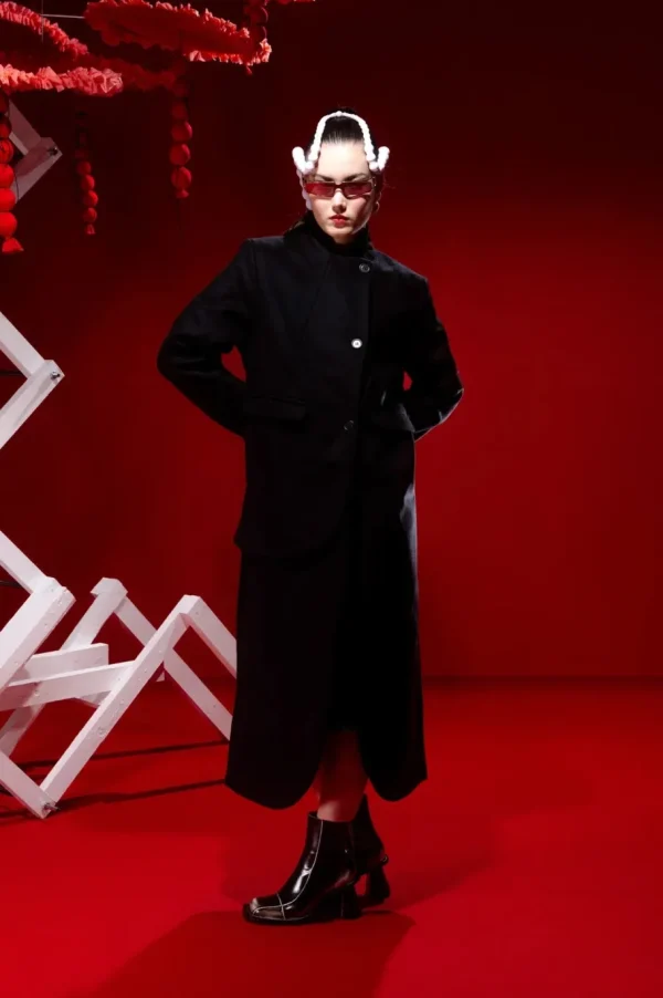 Henrik Vibskov Afternoon Coat Caviar^Dame Overtøj
