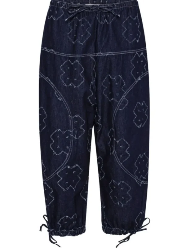 Henrik Vibskov Circle Denim Pants - Dark Needle Punch^Dame Underdele