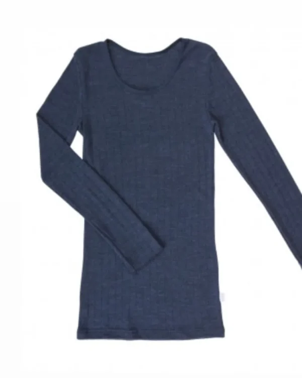 Joha Dame Bluse Uld/silke - Emily Navy^Dame Overdele